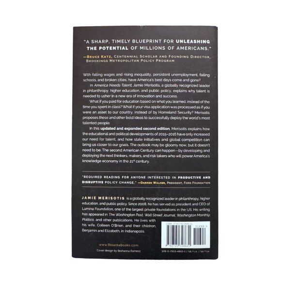 America Needs Talent by Jim Merisotis Paperback 2015 - Picture 3 of 3